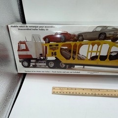 AMT Haulaway Trailer T523 1/25 Scale Five-Car Auto Transporter Model SEALED 1971