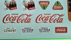 1940 Willys Pickup Gasser 1/25 Decal Sheet Coca Cola Coke Vintage Style Bottle