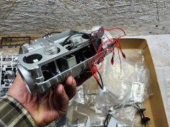 Entex 1970s Honda C750 Four Engine 1/3 Scale 750 Model Kit partially built