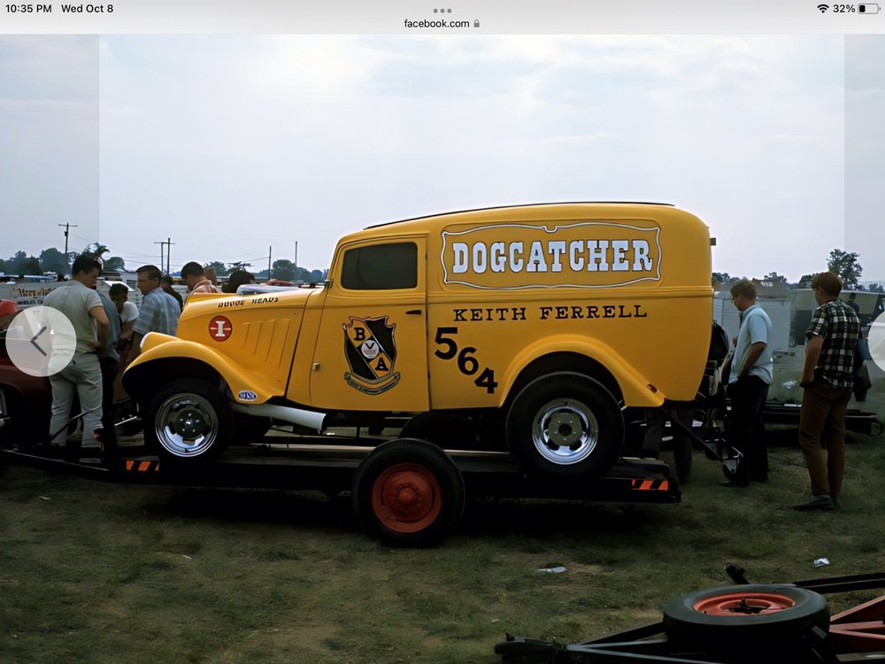 DECALS – Dog Catcher, Willys panel gasser of Keith Ferrell version 1. Nice!