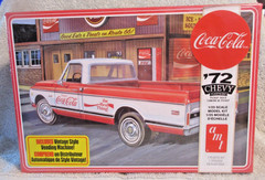 AMT 1/25 Scale 72 Chevy Fleetside Pickup Truck Coca Cola SEALED Free Shipping