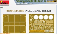 MINIART 35338 1/35 Scale StuG III Ausf. G Ausf 1943 Alkett Prod. Interior Kit