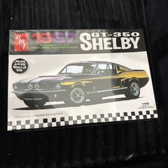 SKILL 2 MODEL KIT 1967 FORD MUSTANG SHELBY GT350 BLACK 1/25 SCALE AMT AMT834 M