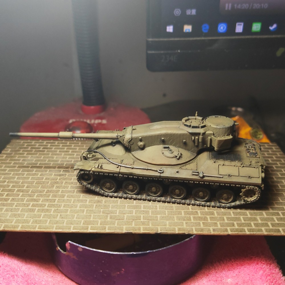 Hand Made 1/72 U.S. Concept 1B Tank 3D Resin Printing Model