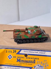 ROCO HO Minitanks Z-172.39 German Medium Tank “Leopard” Customized Austria OB