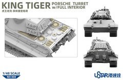 U-STAR NO-008 1/48 German King Tiger Turret w/Full Interior