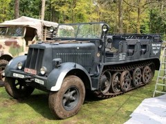 Sd.Kfz.7, 8ton Half Track, AlsaCast 8775.161 New 1/87 Resin Kit Unfinished