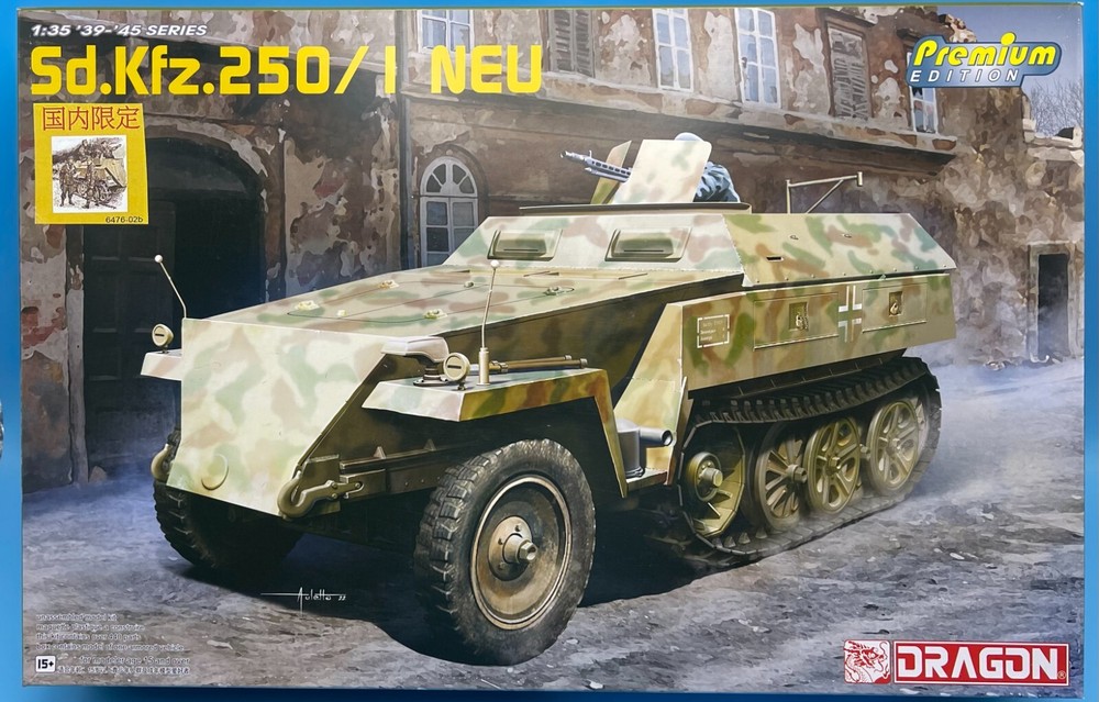 Dragon 1/35 6476 + 6131 Sd.Kfz.250/1 NEU (Premium Edition) China limited Edition