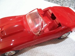 Chevrolet–1968 CORVETTE Convertible Dealer Promo Model Car–Damaged