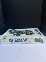 ESCI 1/9 BMW R/75 A/1 Solo #7008 Vintage Motorcycle Model Kit 1975