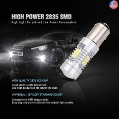 ANTLINE Extremely Bright 1157 1157A 2057 2357 7528 2057A BAY15D 21-SMD 2835