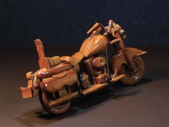 Classic Cruiser Motorcycle with High Back Seat – Gifts for Motorbike Lovers