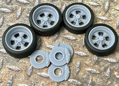 Resin 21/20 Inch “Keystone Klassic ” Model car Wheels/Tires 1/24 scale