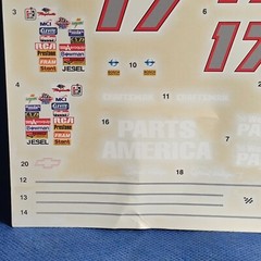 NASCAR 🌟 Decals Western Auto Chevy 1:25 Scale 1000s Model Car Parts 4 Sale AMT