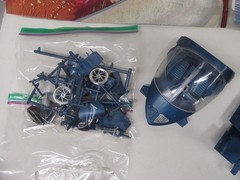 1969 AMT T363-300 AMTRONIC 1:25 model kit started