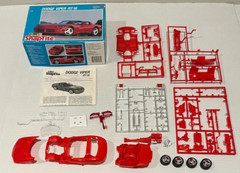 Vintage 1992 Revell SnapTite Dodge Viper RT/10 Model Kit 1/25 Partially Built