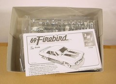 AMT/ Ertl 31808 1969 Firebird Car Model Kit 1:25 Open Box