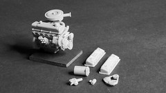SLANT 6 MOPAR STOCK BASE ENGINE 3D print 1:8 1:10 1:12 1:18 1:24 1:25 scale JPGM