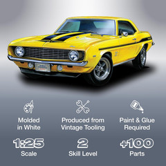1969 Chevy Camaro (Yenko) 1:25 Scale Model Kit