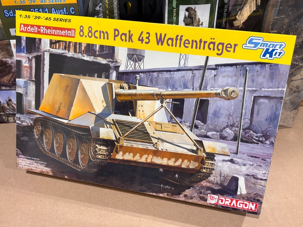 Dragon Models 6728 1/35 Scale Ardelt-Rheinmetall 8.8cm Pak 43 Waffentrager