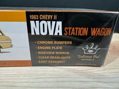 AMT – 1963 CHEVY II NOVA STATION WAGON – 1:25 SCALE KIT – FACTORY SEALED NEW