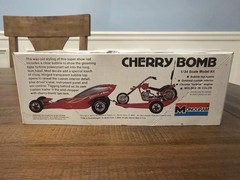 Vintage Monogram Cherry Bomb 1/24 Model Kit #6761 Show Rod Chopper Trailer