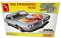 AMT PK-2105 1968 Pontiac Firebird 400 1:43 Model Kit Snap FIt 1981 PLS READ