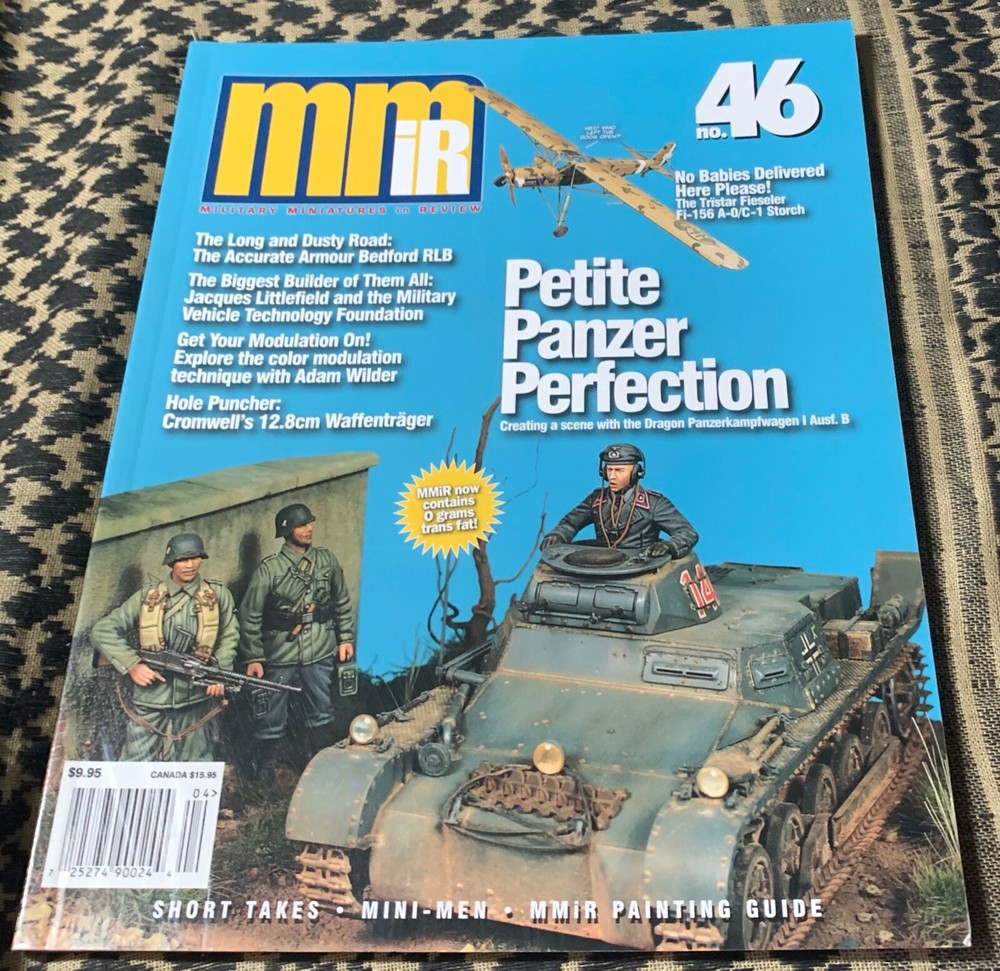 MMIR #46 BEDFORD RLB WAFFENTRAGER FI-156 STORCH Military Miniatures In Review