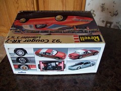 Revell 1992 Mercury Cougar XR-7 Lowrider 1:25 Scale Model Kit Box