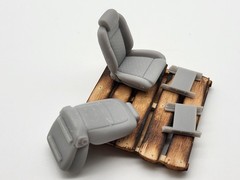 Custom Muscle Car Diamond Stitch seats for 1/24 and 1/25 scale model cars 2pac