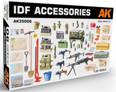 AK Interactive 1/35 IDF Accessories Israeli Israel Weapons Guns Supplies etc