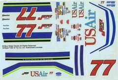 Blue Ridge #77 Jasper/ USAir Greg Sacks Nascar decal
