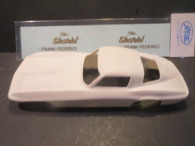 67′ Corvette AWB Resin Body & ‘The Shark” Decal from Fremont Racing
