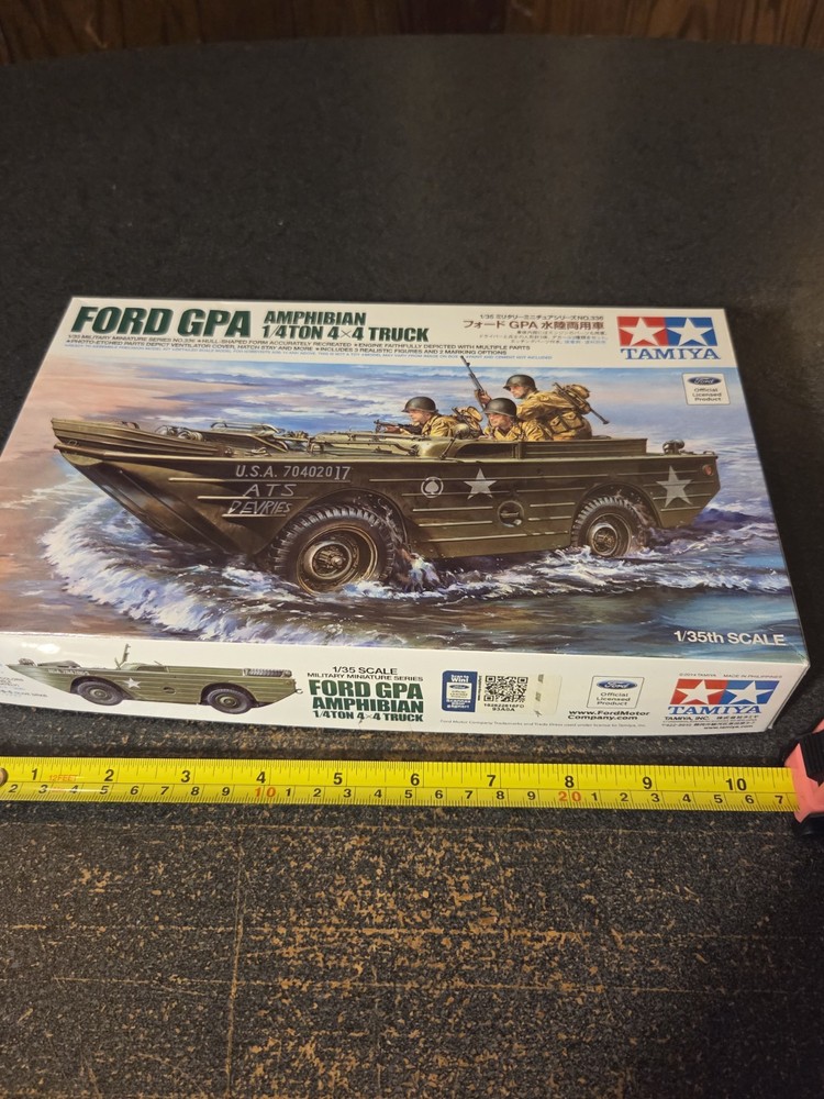 Tamiya 1:35 Ford GPA Amphibian 1/4 Ton 4×4 Truck Model Kit PE 35336 NIOB