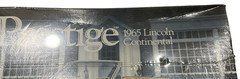 AMT/Ertl Prestige 1965 Lincoln Continental Vtg 1987 1:25 Model Kit NEW SEALED