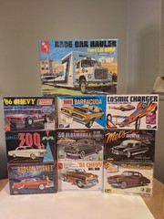 1/25 Model Car Kits AMT MPC Revell Mobius Open Box You Pick Choose Model