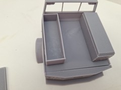 Resin 3 D Printed One Ton Utility Bed 1/24 Scale