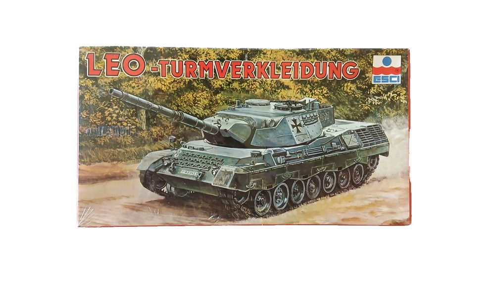 ESCI Leo-Turmverkleidung Tank Plastic Model Kit 1/72 Scale #8073 New Opened Box