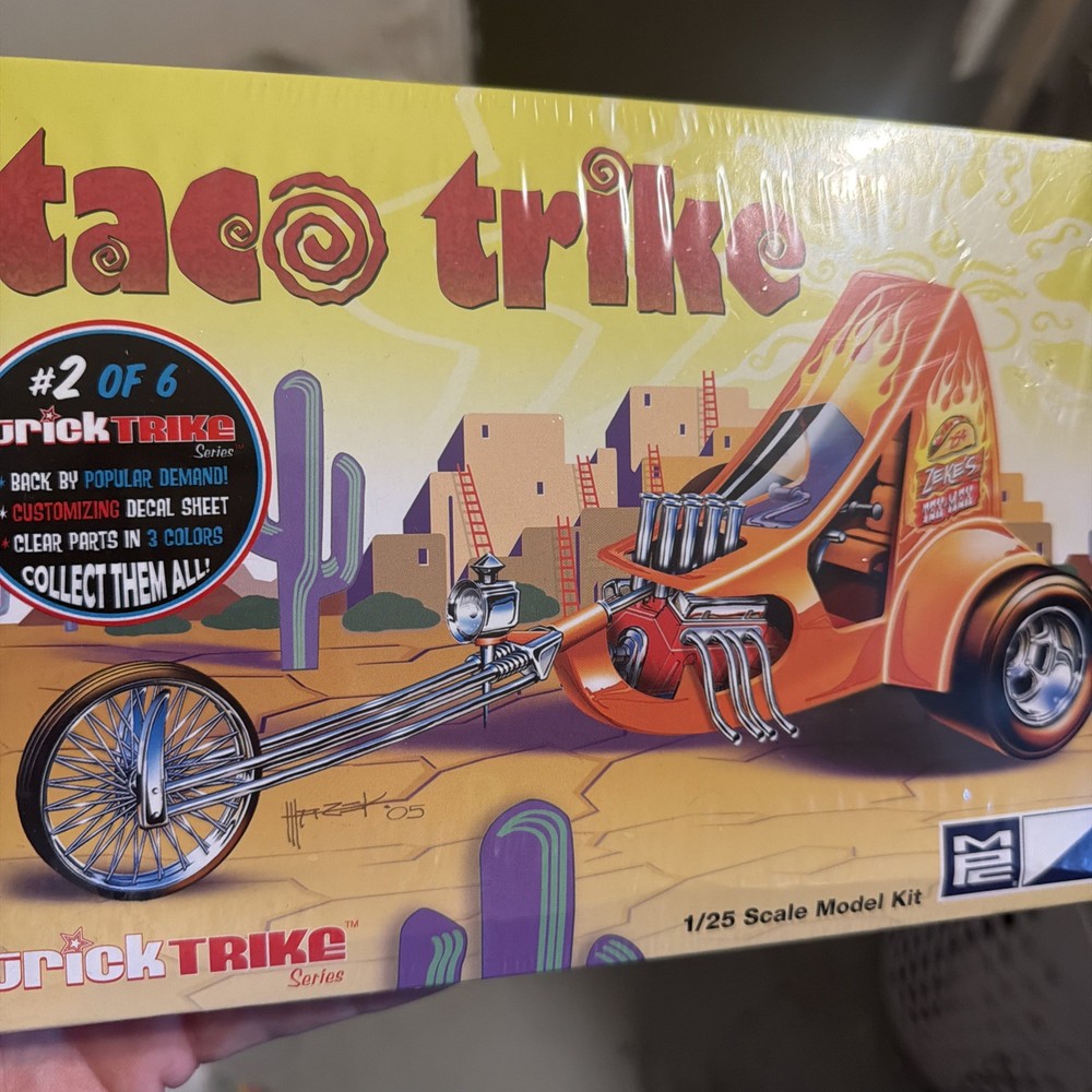 Taco “Trike Trick” Model Kit – 1:25 Scale Model by MPC – *FACTORY SEALED*!!
