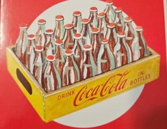AMT 1/25 1941 PLYMOUTH COUPE COCA-COLA QTY 2 BOTTLES AND CRATES WITH DECALS