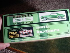 VINTAGE AMT 1968 OLDSMOBILE TORONADO 1/25 MODEL KIT UNBUILT NMIB