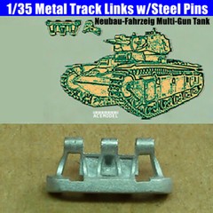 1/35 German Nb.Fz. Neubau-fahrzeug Pz.Kpfw.VI Metal Tracks Fits Dragon/Trumpeter