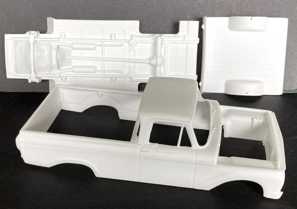 1963 FORD F-100 SHORT BED RESIN CONVERSION KIT – AMT 1963 FORD UNIBODY F100 KITS