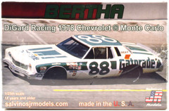 Salvino JR Models “Gatorade” DiGard Bertha 1982 Monte Carlo 1/25 Model Car Kit