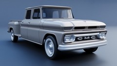 3d Printed 1/25 1965 Gmc Crew Cab Pickup Model Kit