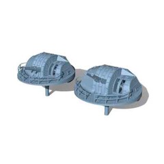 LY350604 1/350 Model Upgrade Parts IJN Type 89 127mm Twin AA Gun
