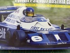 Fujimi GP48 F1 Tyrrell P34 1977 Austria GP #3 1/20 Model Grand Prix Race Car Kit