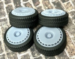 Resin 20 Inch: “Porsche TurboFan”Model car Wheels/Tires 1/24 1/25 scale