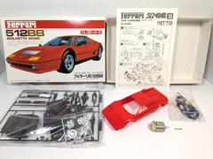 NITTO KAGAKU Ferrari 512BB Berlinetta Boxer (OPEN BOX) 1/28 Model Car Kit No. 10
