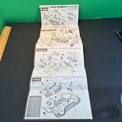 1963 AMT FORD POWERED COBRA 3 in1 model kit INSTRUCTIONS ONLY 1:25